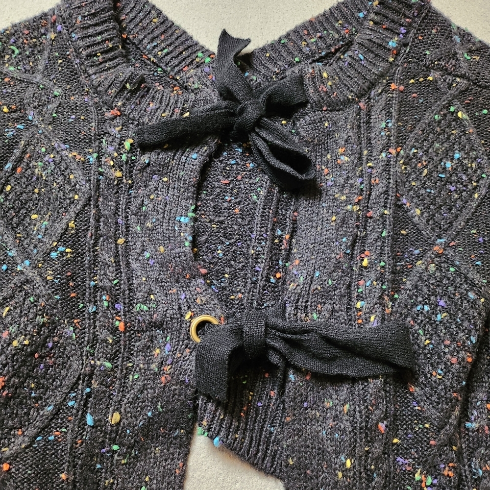 John + Jenn L Speckled Tie Back Sweater - Picture 2 of 13